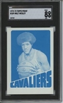 1972 Topps #109 Walt Wesley 9 card progressive proof.
